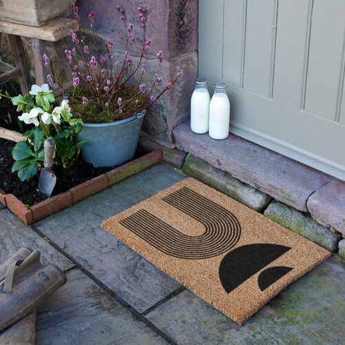 Artsy Doormats Predpražnik iz kokosovih vlaken 40x60 cm Half Moon &amp;ndash; Slike