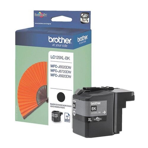 Brother Kartu&amp;scaron;a LC129XLBK, črna, 2.400 strani MFC-J6520DW, MFC-J6920DW Slike