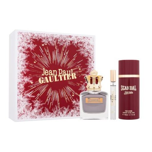 Jean Paul Gaultier Scandal Set toaletna voda 100 ml + gel za prhanje 75 ml + toaletna voda 10 ml za mo&amp;scaron;ke Slike
