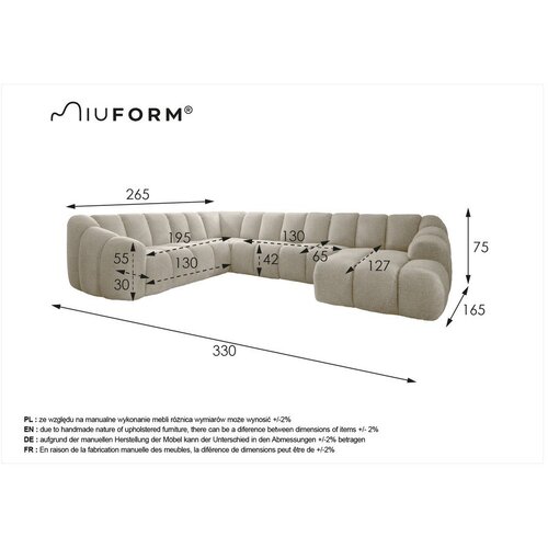 Miuform Siva kutna garnitura (s lijevim kutom/u obliku slova &amp;quot;U&amp;quot;) Shell &amp;ndash; Slike