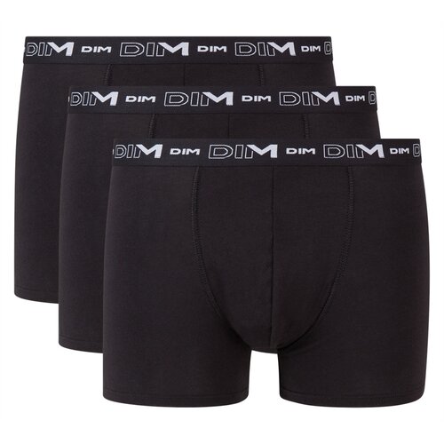DIM COTTON STRETCH BOXER 3x - Men&amp;#039;s boxers 3 - black Slike