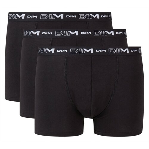 DIM COTTON STRETCH BOXER 3x - Men's boxers 3 - black Slike