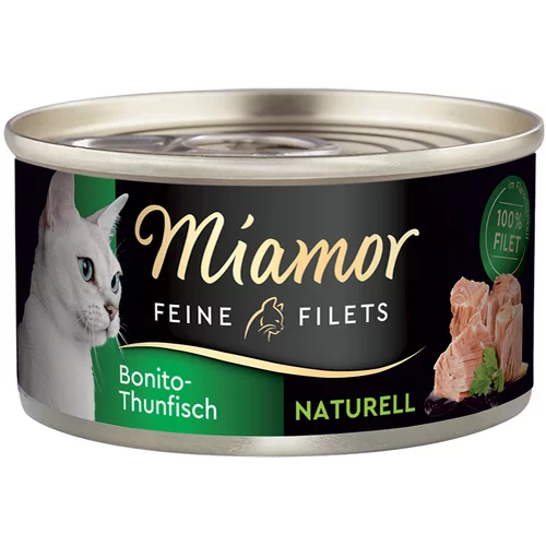 Miamor Ekonomično pakiranje Feine Filets Naturelle 24 x 80 g - Bonito tuna