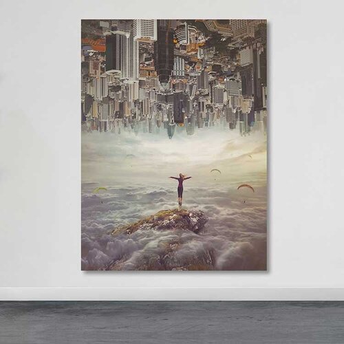 Wallity Slika na zidu DEV03058100140, 100x140 cm Cene