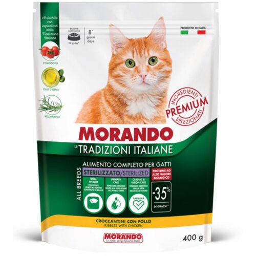 Morando Tradizioni Cat Adult Sterilized perutnina 400 g Cene