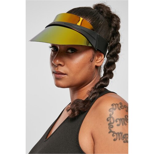 Urban Classics Accessoires Cool Plastic Visor Black/Orange Slike