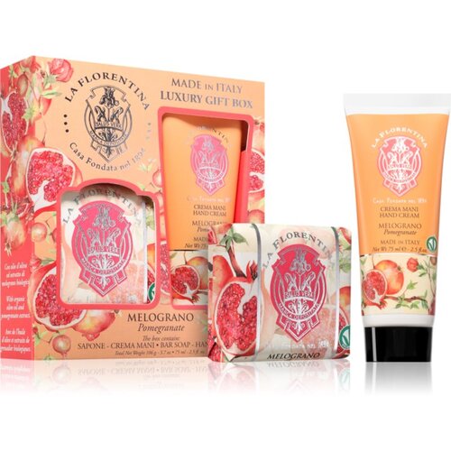 La Florentina Pomegranate Soap and Hand Cream darilni set Cene