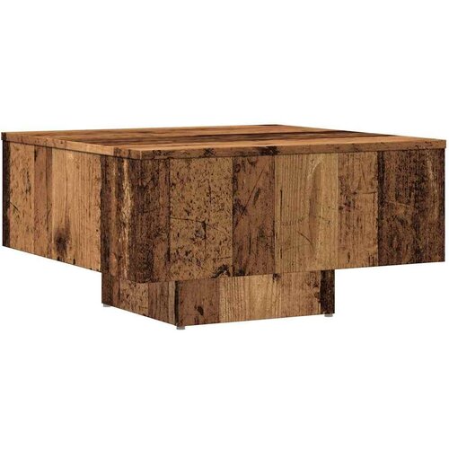 VidaXL Stol za kavu staro drvo 60x60x31,5 cm konstruiranog drva Slike