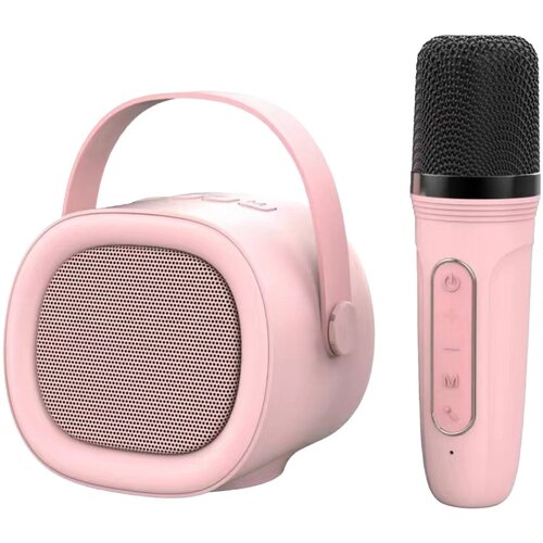 INF Prenosni Karaoke Bluetooth 5.3 Zvočnik z Brezžičnim Mikrofonom, HIFI Zvok Pink, (5000141444) Cene