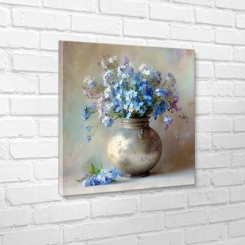Styler Tiskana slika na platnu 32x32 cm Forget-me-not &amp;ndash; Slike