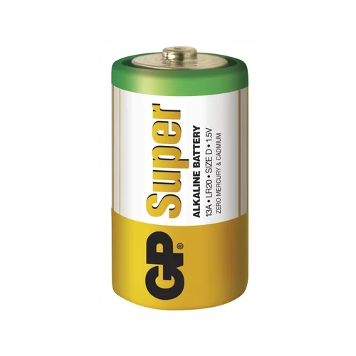 Gp Super Alkaline Battery D (LR20) 2 pack