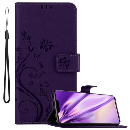 Cadorabo Huawei MATE 30 PRO v klasična temno modra - ovitek v cvetličnem dizajnu z magnetnim zapiranjem, stoječo funkcijo in režami za kartice, (20563422) Cene