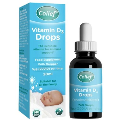 Colief kapi za bebe vitamin D3 20 ml Slike