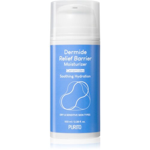 PURITO Dermide Relief Barrier pomirjajoča krema za obraz za suho in občutljivo kožo 100 ml Cene