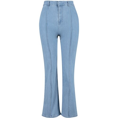 Trendyol Curve Plus Size Jeans - Blue - Wide leg Slike