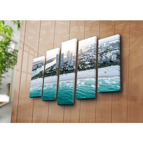 Wallity slika 5PATK-185, 70 x 105 cm, 5 delova Cene
