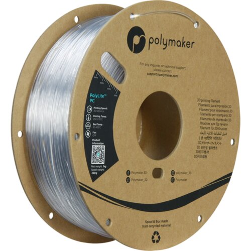 Polymaker pc-plus bela - transparentno natur - 1,75 mm / 1000 g Cene