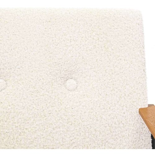 VidaXL fotelja Krema 59 x 75 x 78 cm Tkanina s uvijenim učinkom Slike