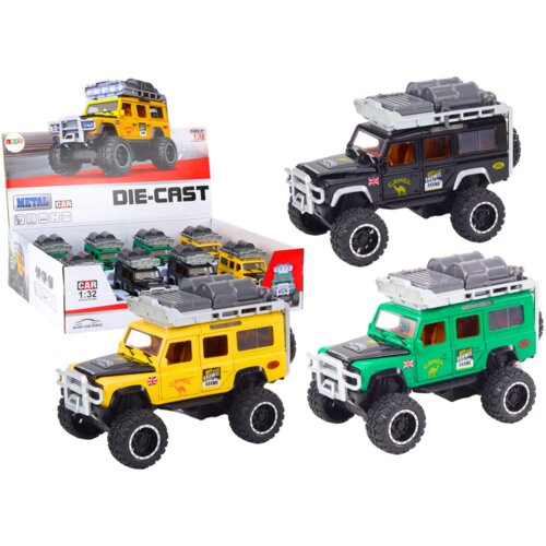 Guard Off-Road Car 1:32 Metal Drive Lights Sounds Cene
