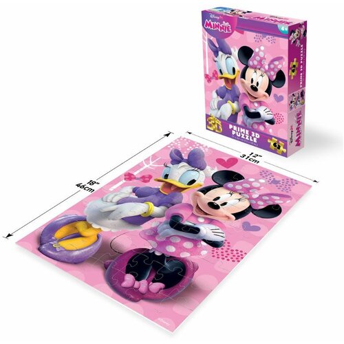 Puzzle 3D 63 PCS MINNIE JUNIOR 33489 Slike