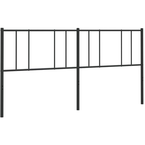 Maison Chic kovinsko posteljno vzglavje - vzglavna omarica - nočna omarica črno 200 cm, (21705340) Cene