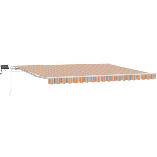  Skrovita tenda &amp;Scaron;areni 450 &amp;times; 350 cm Tkanina i čelik Slike