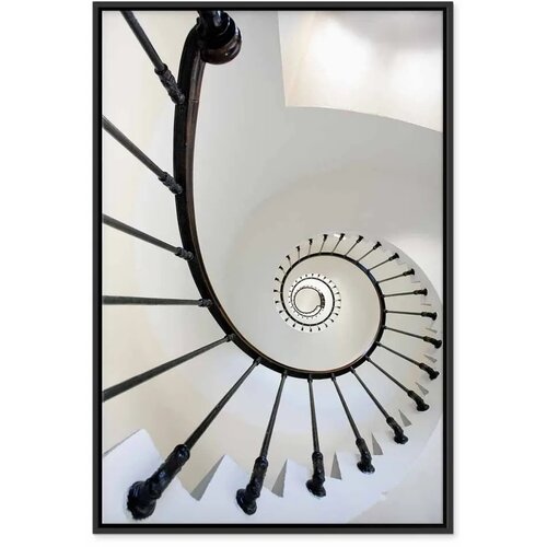  Slika - Endless Stairs (1 Part) Vertical 40x60 U crnom drvenom okviru Cijene