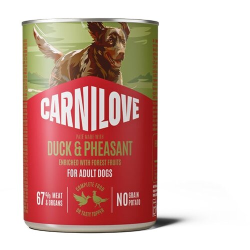 Carnilove Dog Adult konzerva, pate - raca in fazan - 400 g 400 g Cene