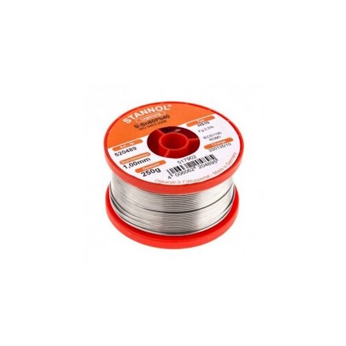 Stannol žica za lemljenje Tinol punjena &amp;oslash;1mm 250g Sn60/Pb40 Slike
