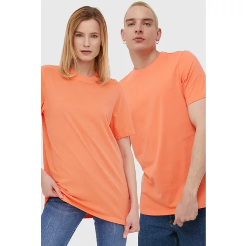 Superdry Pamučna majica boja: narančasta, jednobojni model
