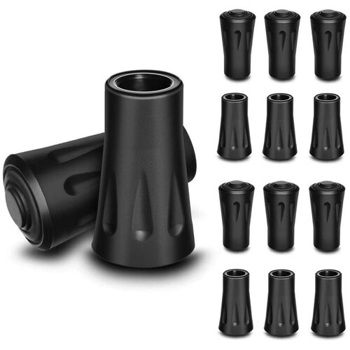 INF Nogice za pohodne palice 12 kom Black, (21353651) Slike