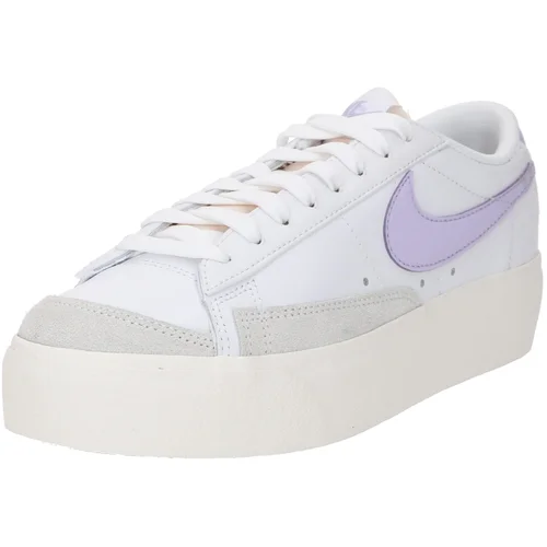 Nike Sportswear Niske tenisice 'Blazer' svijetlosiva / lavanda / bijela