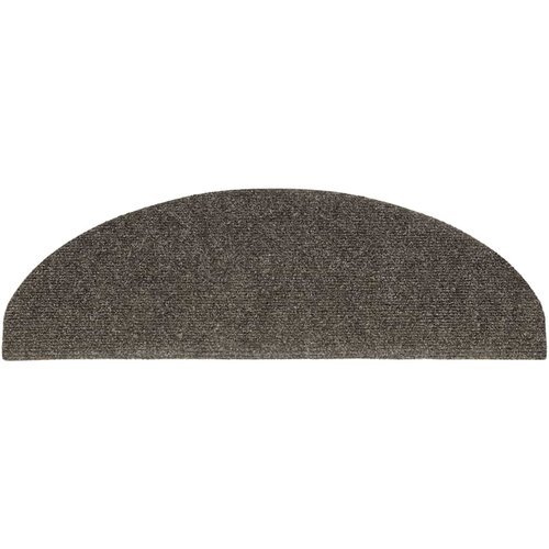 Prostirke za stepenice, samoljepljive, 30 kom. 65x21x4 cm, antracit, poluokrugle, velike Slike