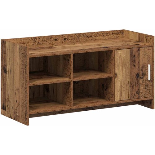 vidaXL Ormar za cipele Staro drvo 100 x 39,5 x 51 cm Konstruirano drvo Cijene
