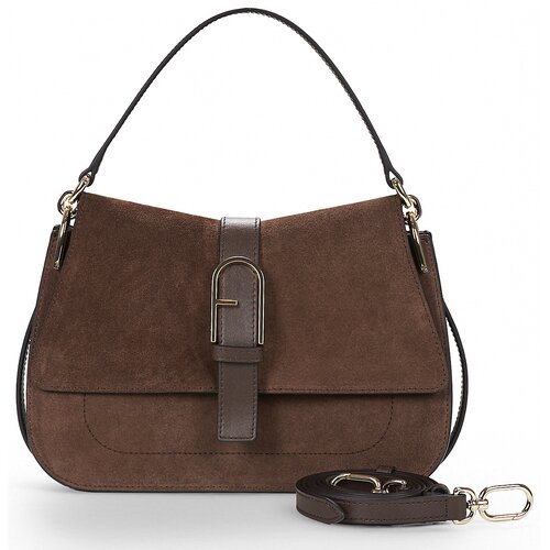 Furla Ročne torbice FLOW M TOP HANDLE Kostanjeva Slike