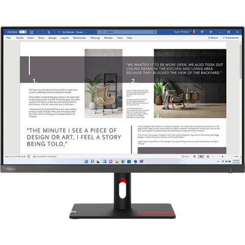 Lenovo Monitor ThinkVision S27i-30, 27&amp;Prime; Slike