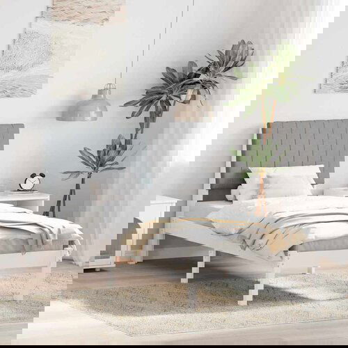 VidaXL Krevetna konstrukcija Bijelo 80 x 200 cm Čvrsto borovo drvo Slike