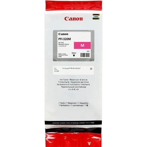  Kartu&amp;scaron;a Canon PFI-320M rdeča/magenta - original Slike