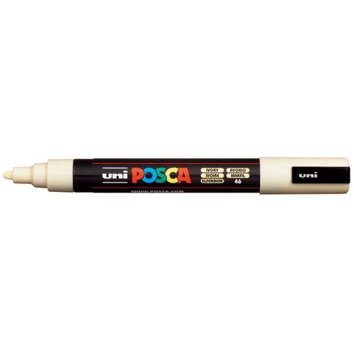 POSCA Uni flomaster; konica 1,8-2,5 mm; slonokočen, (22005646) Cene