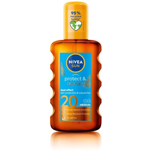 Nivea SUN protect &amp; bronze sprej ulje SPF 20 200 ml Cene