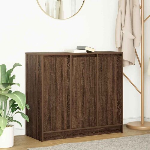 vidaXL Komoda boja hrasta 85x34x76 cm konstruirano drvo Cijene