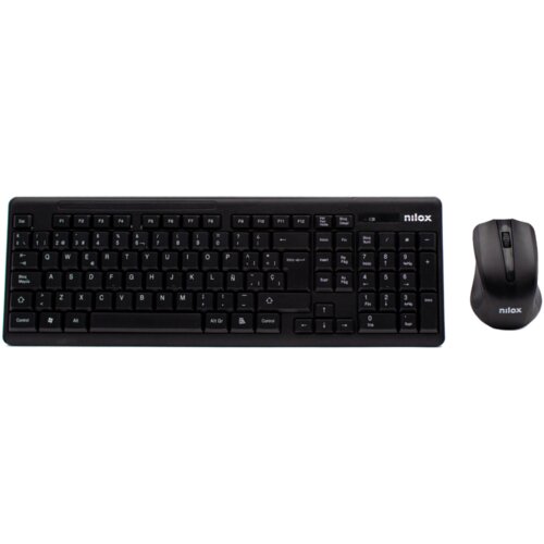 Nilox Tipkovnica + Raton Wireless Black, (21019587) Cene