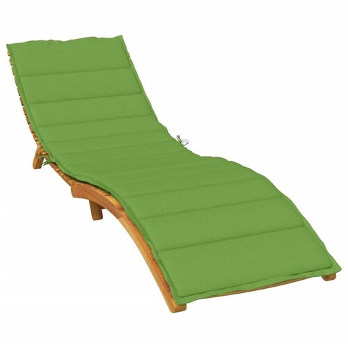 vidaXL Jastuk za ležaljku prošarani zeleni 200 x 60 x 4 cm od tkanine Cene