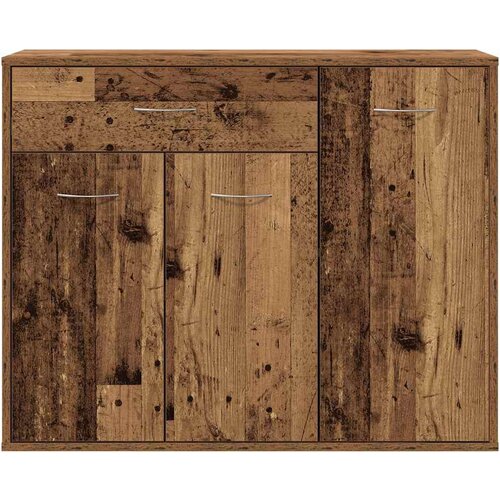 VidaXL Bivak Old Wood 88x30x70 cm Inženirski les Slike
