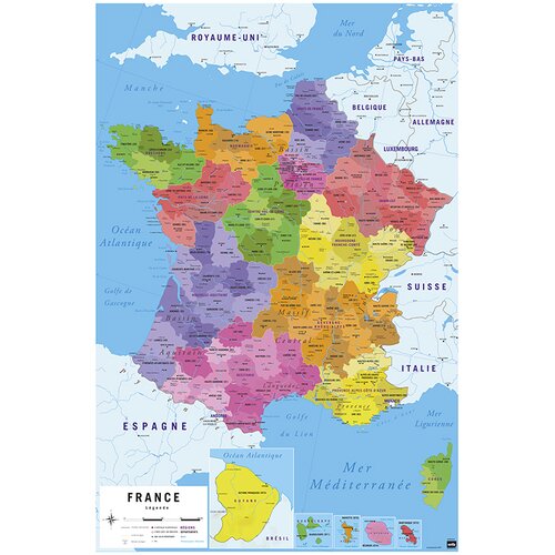Grupo PLAKAT CARTE DE FRANCE 2018, (20837287) Cene