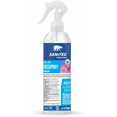 SANITEC osveživač prostorija i tkanina Deo Spray Emozioni 300ml Cene