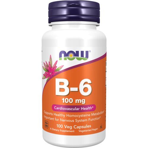 Now Foods vitamin B6 100 mg - podrška kardiovaskularnom i nervnom sistemu Cene