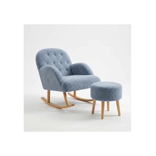 Atelier Del Sofa fotelja i tabure dugmeli grey Cene