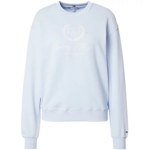 Tommy Hilfiger Sweater majica morsko plava / pastelno plava / crvena / bijela