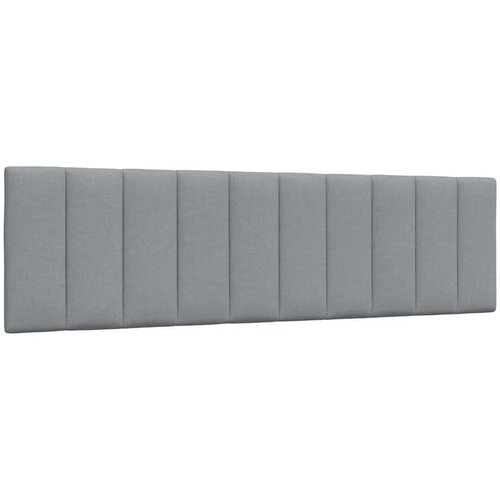 VidaXL okvir kreveta bez madraca svjetlosivi 180x200 cm od tkanine Slike